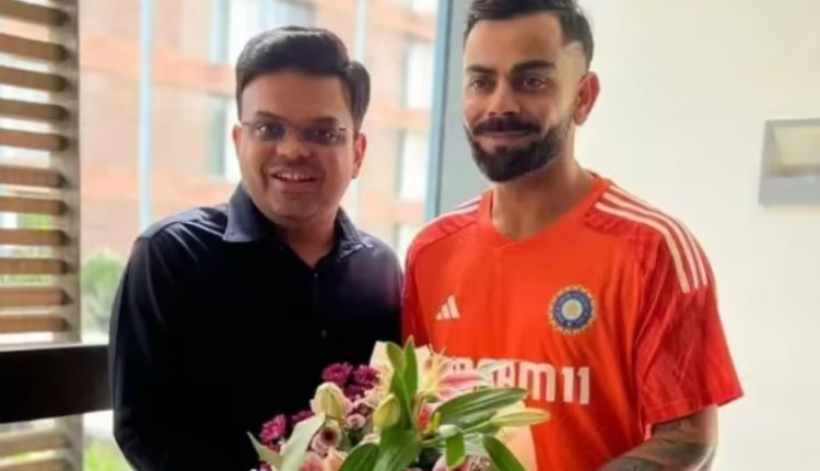 Virat Kohli congratulated Jay Shah in a special way on becoming the new chairman of ICC, the tweet went viral within minutes